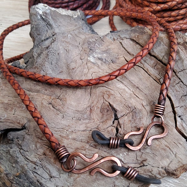 Leather Glasses Chain Etsy