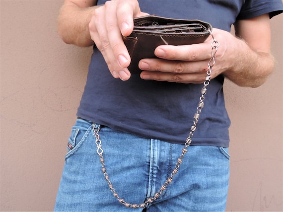 copper wallet chain