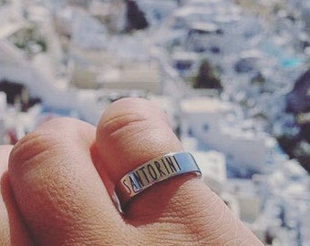 Santorini Travel Ring