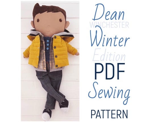 PDF 22 Inch Boy Doll 'dean Winchester' + Clothing & Accessories Sewing Pattern | Step by Step Photo Tutorial | Instant Digital Download - Etsy PDF 22 Inch Boy Doll 'dean Winchester' + Clothing & Accessories Sewing Pattern | Step by Step Photo Tutorial | Instant Digital Download - Etsy