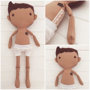 Boy Dress Up Cloth Doll Dean Winchester Featuring 'Walk in image 2