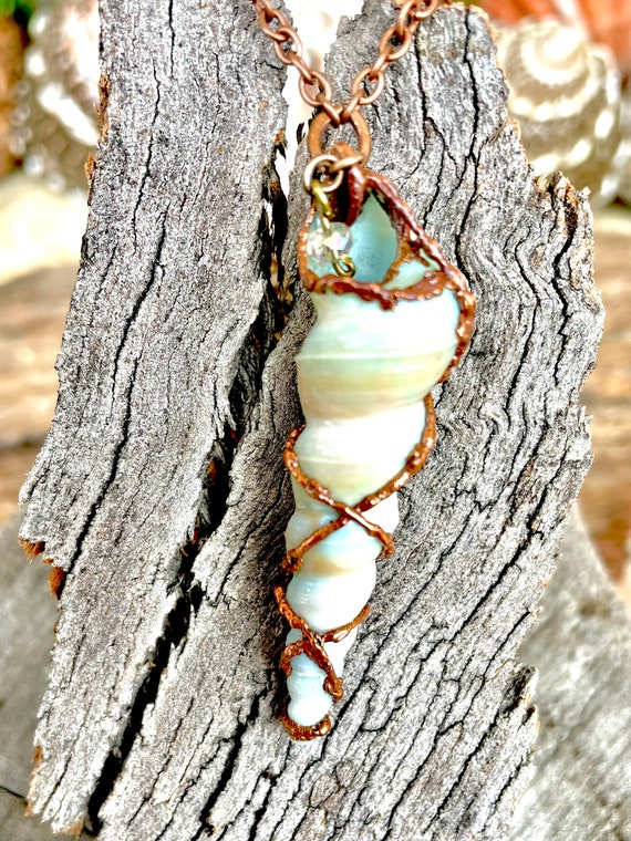 Real conch shell best sale necklace