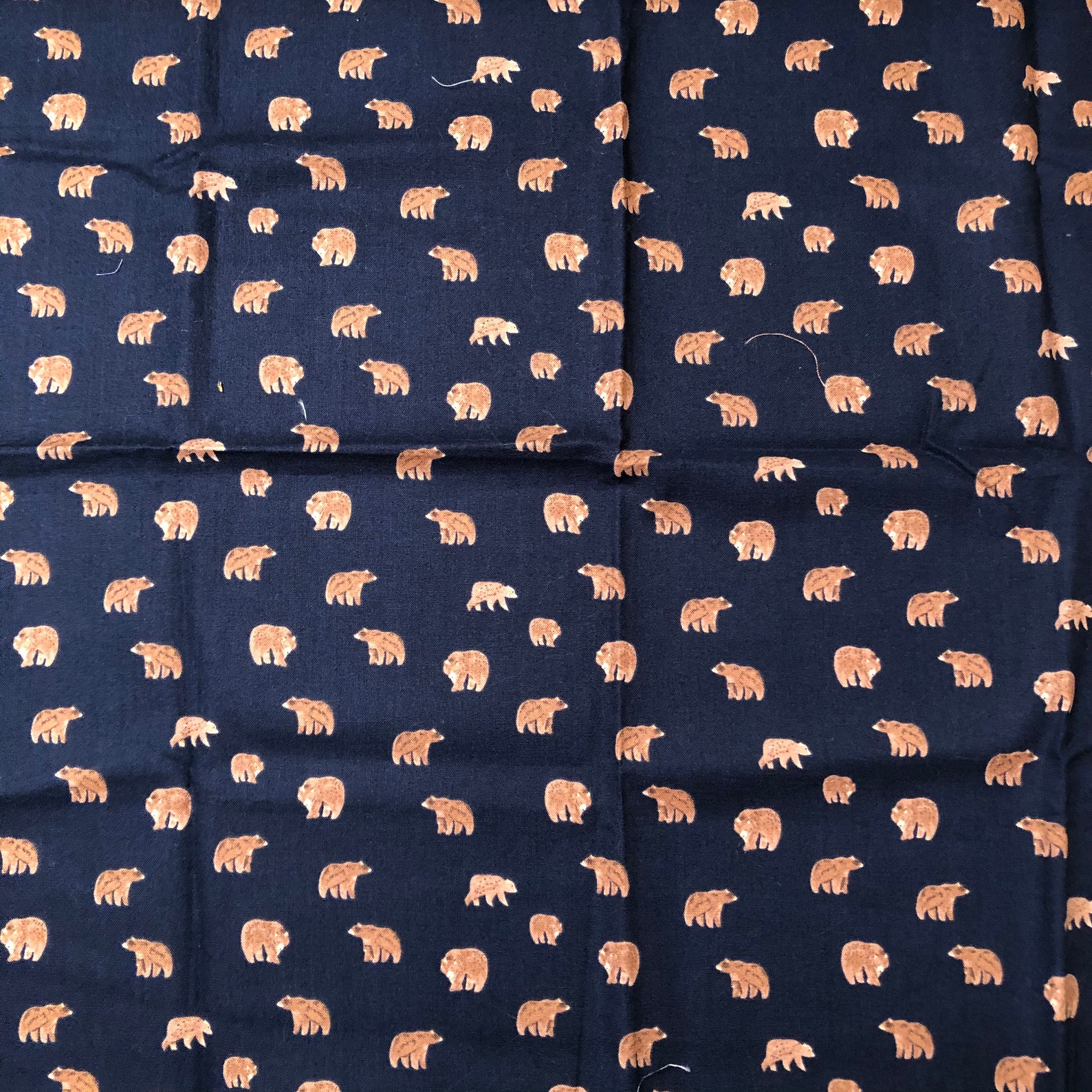 Lemurs and Grizzly Bears Cotton Fabrics Fat Quarter's of - Etsy