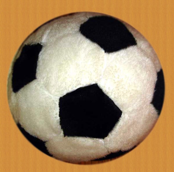 Pattern Of Pillow Soccer Ball Etsy
