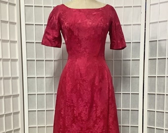 ruby red cocktail dress