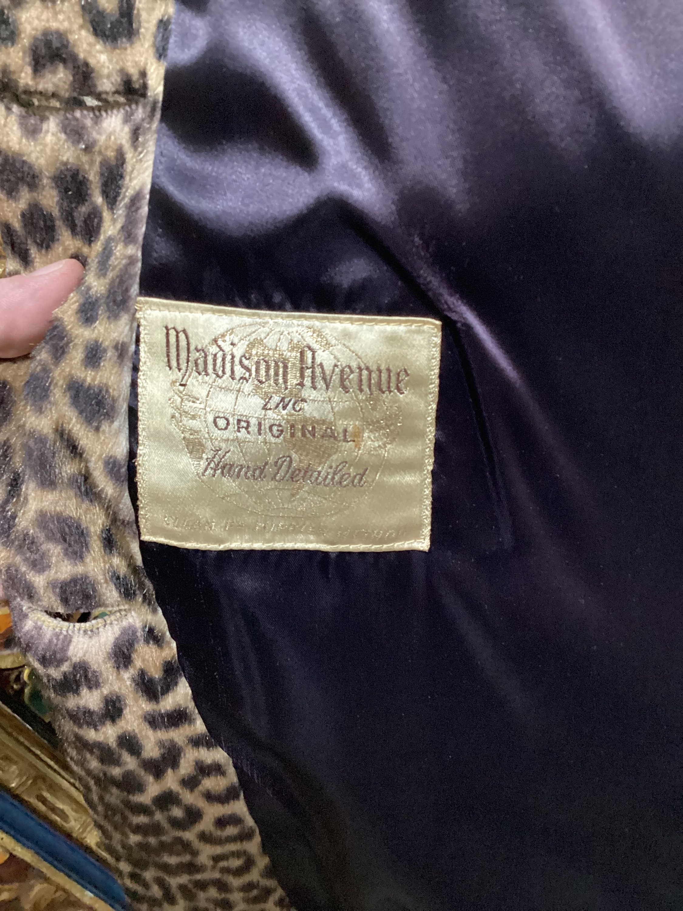 1950s Leopard Print Swing Coat Size Medium - Etsy