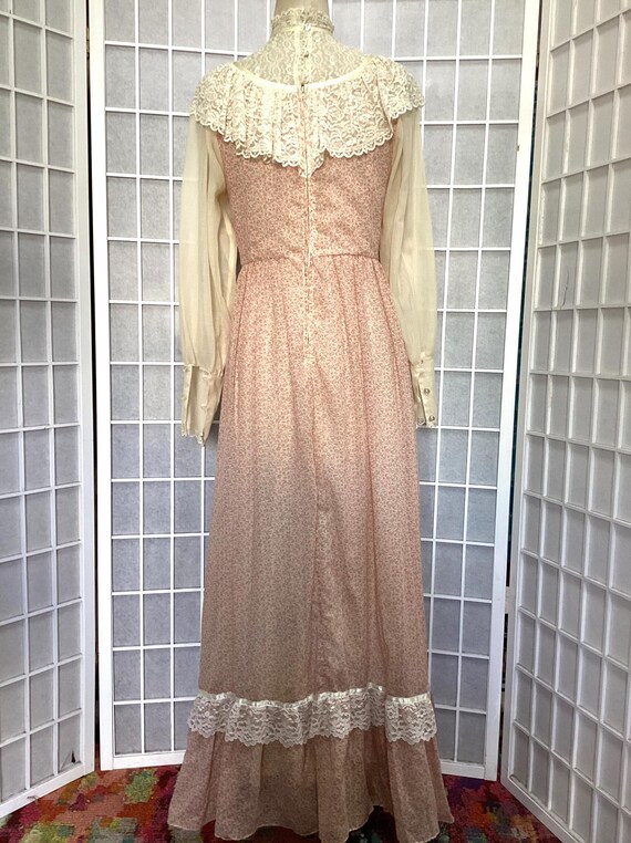 1970s Gunne Sax Inspired Prairie Dress - image 8