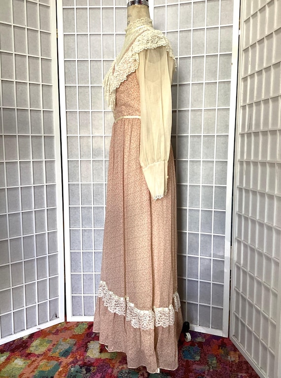 1970s Gunne Sax Inspired Prairie Dress - image 5