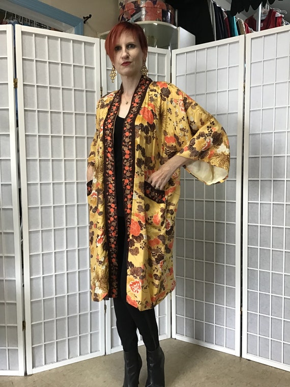 1970s Silk Robe