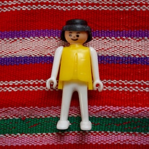 Vintage 80s Playmobil Geobra Toy Figurine. Super Cute Colorful Small Vintage 80s Playmobil Geobra Toy Figurine. Vintage 80s Playmobil Toy
