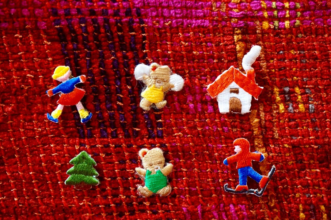 Mini Patches Vintage 80s Set of Six Cute and Kitsch Assorted Miniature Patches. Cute ...