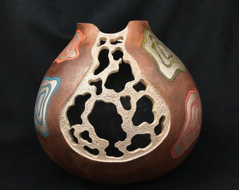 Fine gourd art Meow Woof!