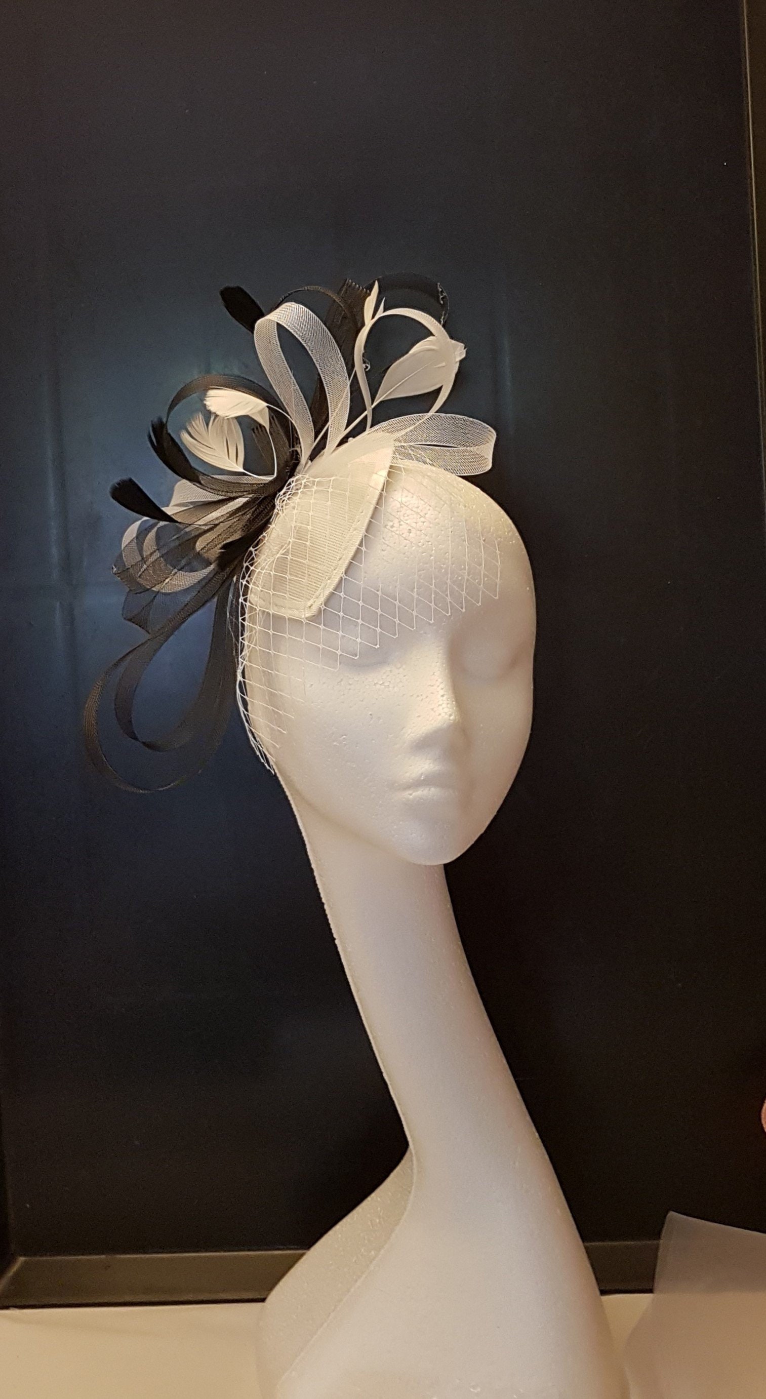 Teardrop Hat Fascinator - Etsy 