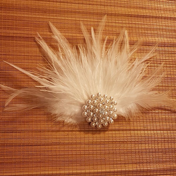 Feather Hair Piece Etsy