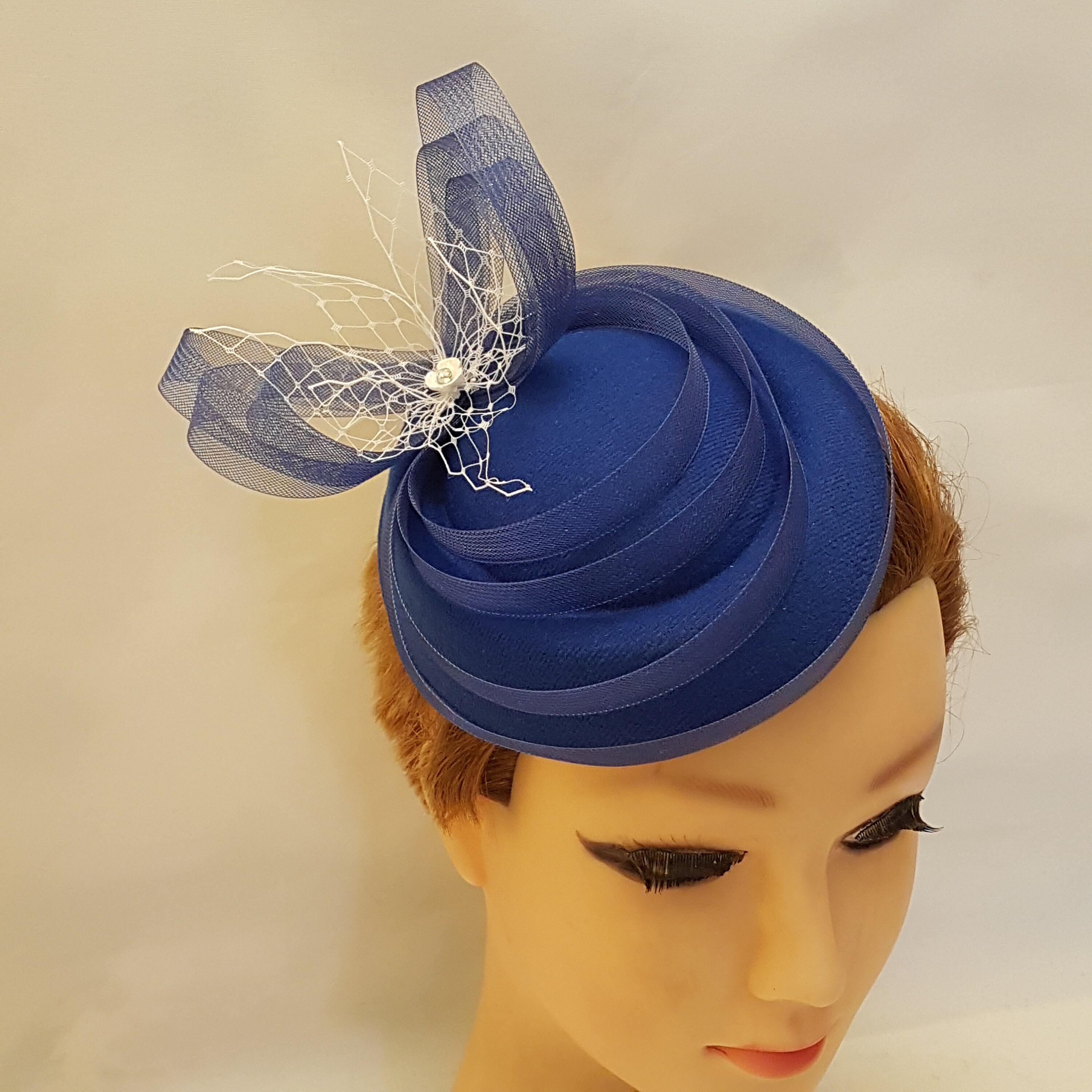Allsorts Navy Fascinator – Haarreif Mit Marineblauem Fascinator, Perfekt Für Hochzeiten, Rennen & Festliche Anlässe