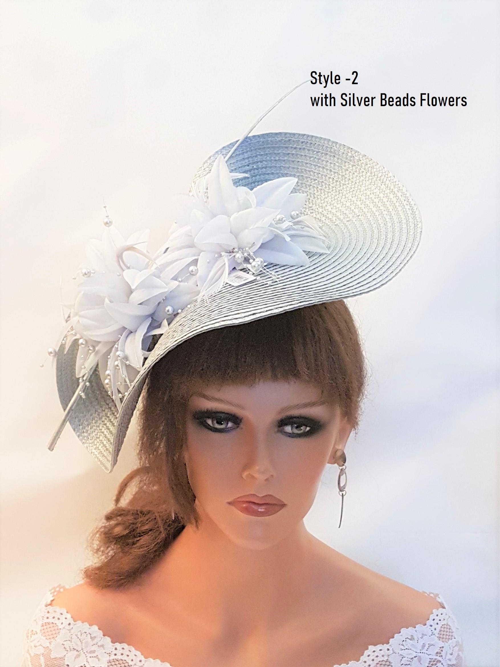 Grey Fabulous Pillbox Feathered Fascinator Birdcage Hat Derby Equine Te… kentucky derby hat fascinator gray satin with netting and  main image 3