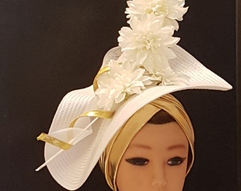 Exquisitely Stunning Unique Flower Fascinator Style Turban All Occasions Beloved Millinery | Accessories | Exquisitely Stunning  main image 4
