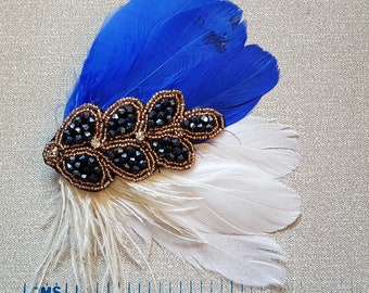 BRAUTFEDER FASCINATOR. 1920er Jahre Gatsby Haarschmuck, Haarschmuck, Haarschmuck, Haarschmuck, Haarschmuck