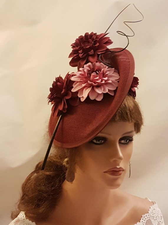 Double flower fascinator Hat formal Women main image 2