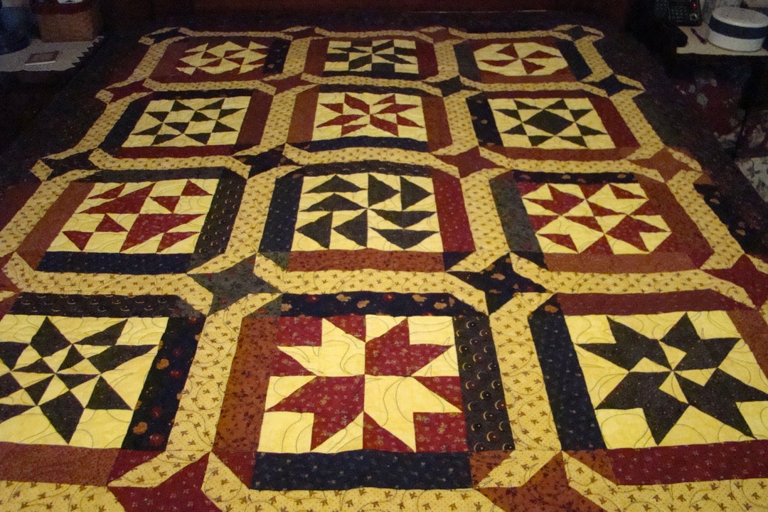 Kansas Troubles Sampler Quilt Etsy