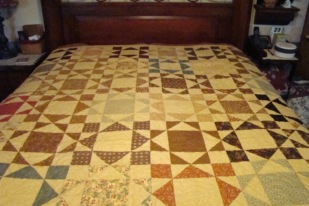 Half and Half Quilt Etsy