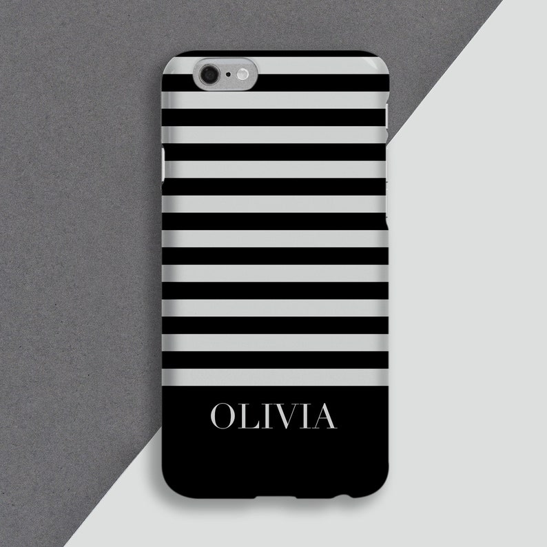Phone skin Personalised cell case Stripey custom case Striped Personalised phone case Personalised phone case Phone cover
