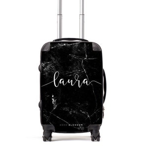 Marble Luggage | Personalised Suitcase | Custom Suitcase | Marble Suitcase |Cabin Baggage |Custom Luggage |Travel | Personalised Luggage