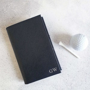 Golf Scorecard Halter | Personalisierte Golf | Golf Kundengeschenk | Golf Scorekartenhalter | Scorekartenhalter aus Leder | Geschenk für Golf Liebhaber
