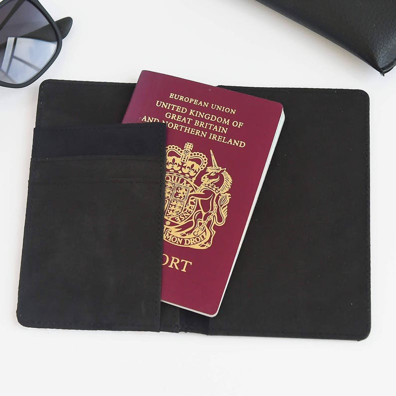 Personalised Passport Cover Holder Lady/'s passport wallet Mother Passport Gift Stripey Passport Cover Custom passport holder