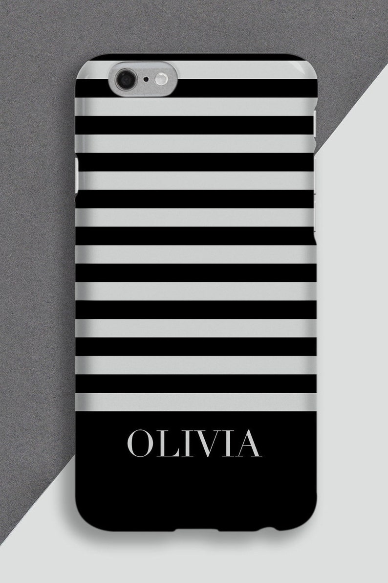Phone skin Personalised cell case Stripey custom case Striped Personalised phone case Personalised phone case Phone cover
