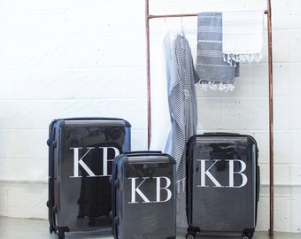 Personalised suitcase marble Clearance