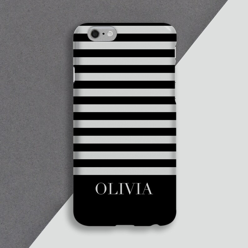 Phone skin Personalised cell case Stripey custom case Striped Personalised phone case Personalised phone case Phone cover