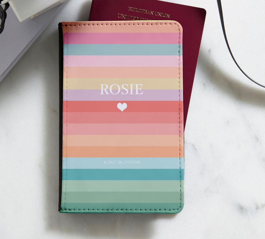 Rainbow Bright Passport Cover Passport Case Travel Accessories Passport