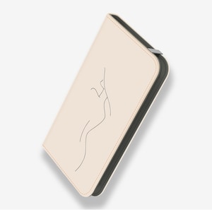 Silhouette Folio Capa de telefone para cartão de crédito para iPhone iPhone Capa para cartão de crédito Capa para telefone Folio Capa para telefone carteira para iPhone