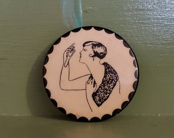 Retro Nude Mirror | Etsy