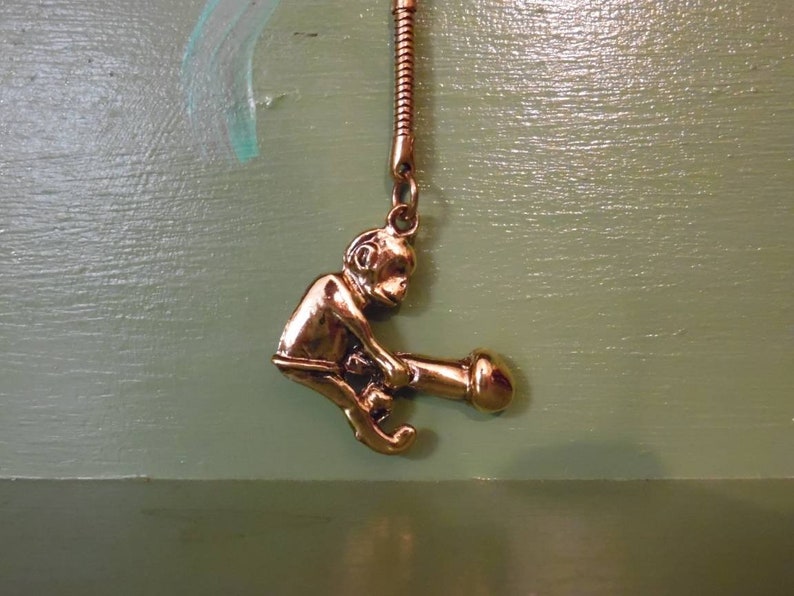 Funny Naughty Gag Gift Dirty Joke Sex Keychain Metal Monkey Etsy