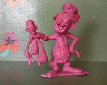 Mexican Nutty Mads Set Of 4 Figure´s  Toy Copy Marx Plastimarx Made In Mexico