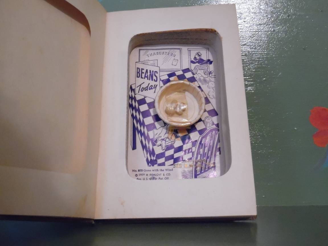 Humor Gone With the Wind Book Beans Fart Joke Gag Gift Library Etsy