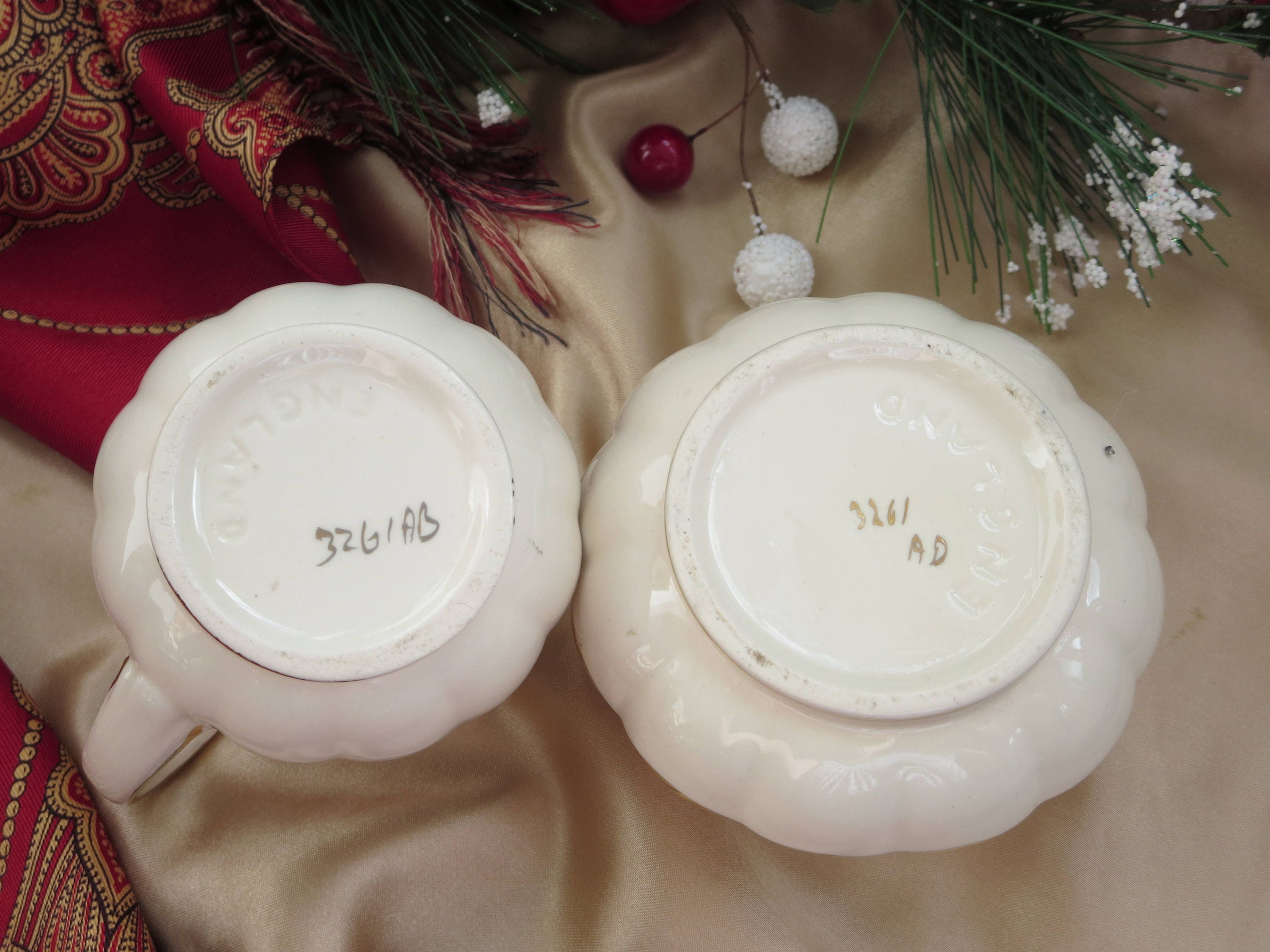 Sadler Creamer and Sugar 3261 England English Tea Set Etsy Canada