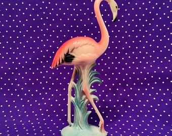 Brad Keeler Pink Flamingo Figurine #4 made in California circa 1940s
