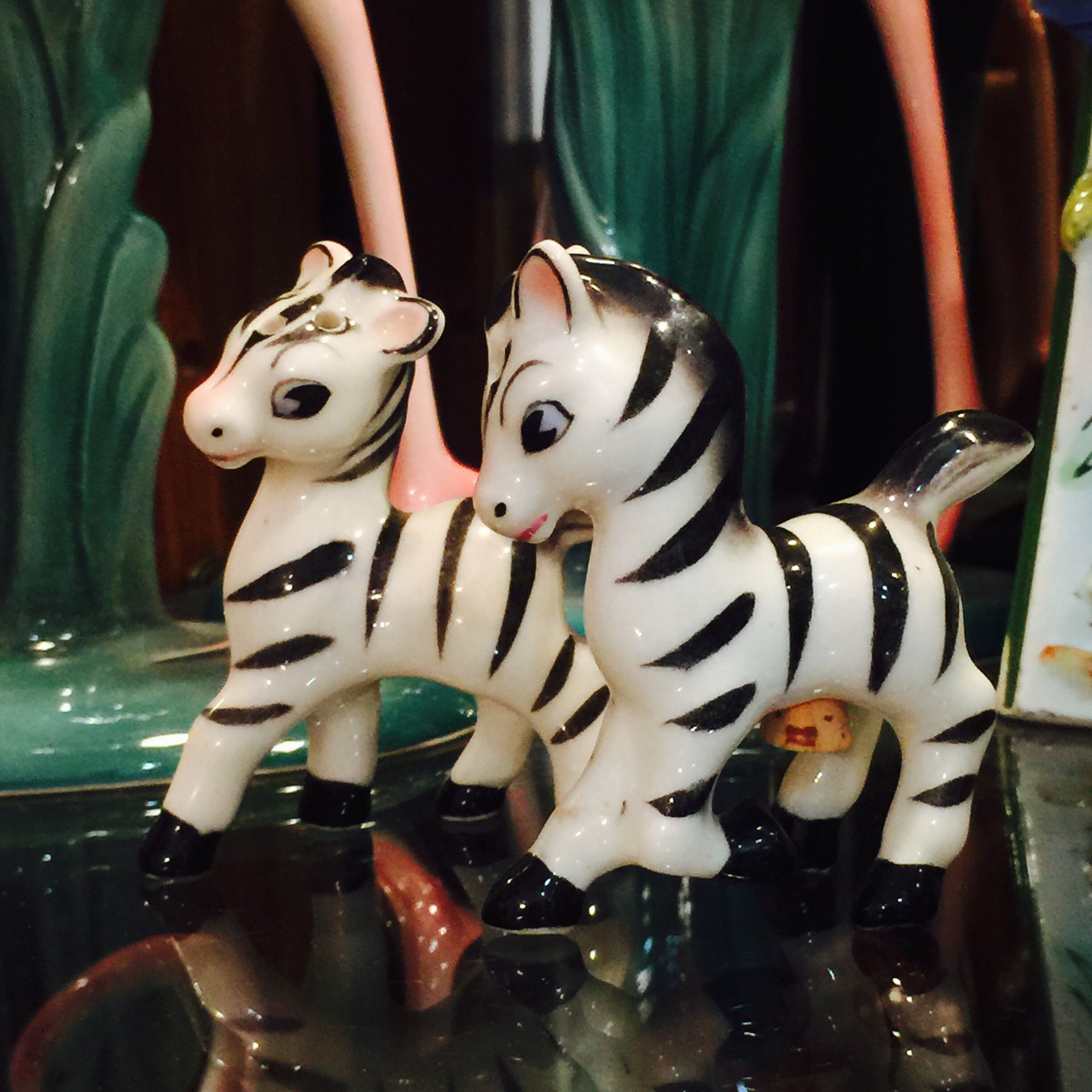Artmark Anthropomorphic Zebra Salt and Pepper Shakers Made in Etsy