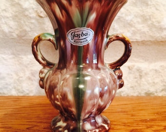 West German Vase by Jasba Pottery circa 1950's