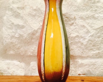 Übelacker Mid Century Modern Keramik Vase made in West Germany circa 1950s