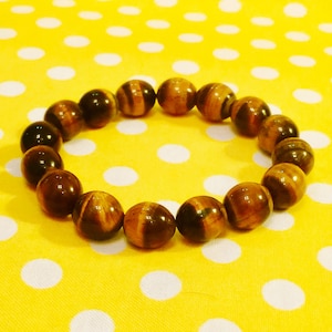 Gemstone Beaded Bracelet featuring Tiger&#39;s Eye Beads