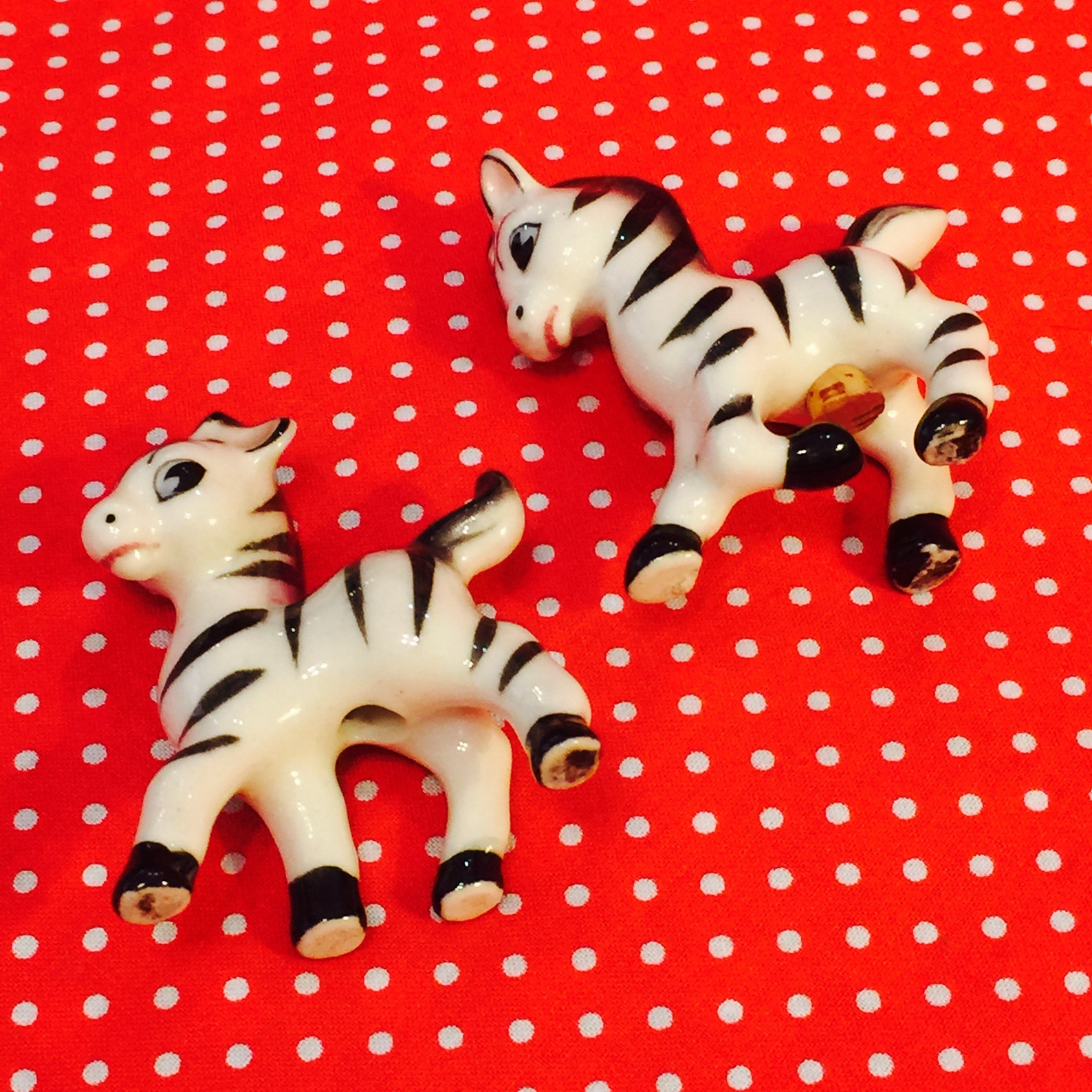 Artmark Anthropomorphic Zebra Salt and Pepper Shakers Made in Etsy