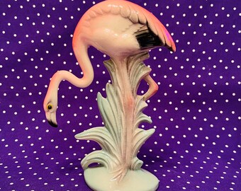Brad Keeler Pink Flamingo Figurine #3 made in California circa 1940s