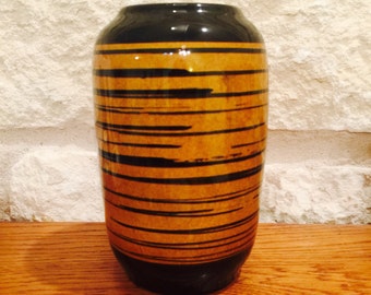 Scheurich Mid Century Modern Vase Pottery made in West Germany circa 1950s