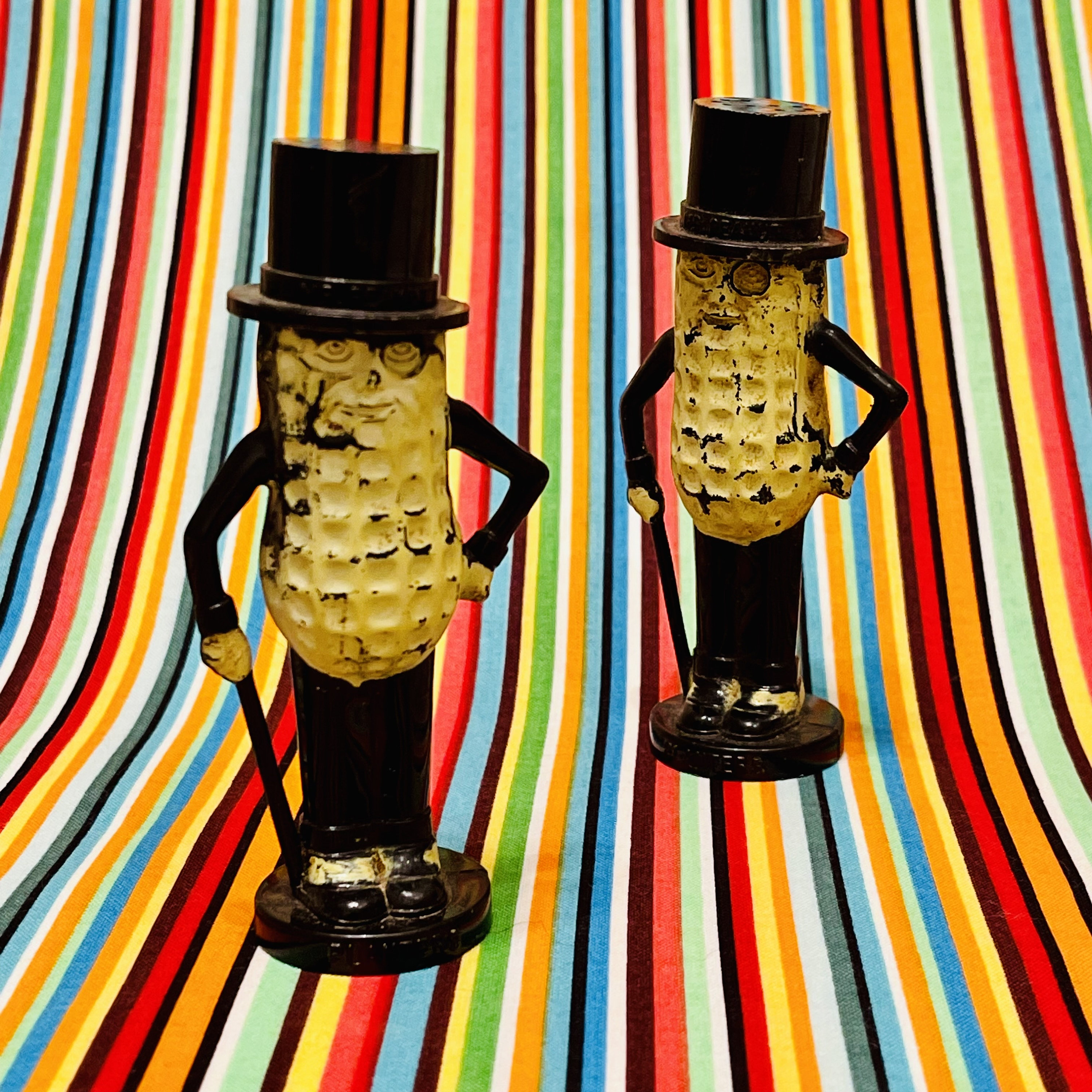 Mr. Peanut Planters Salt and Pepper Shakers Made in America Circa