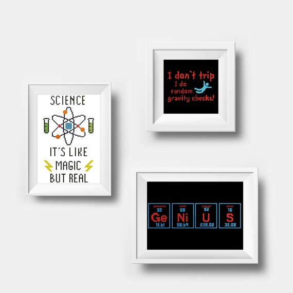 Instant digital download Funny Chemistry Quote You/'re overreacting Cross-stitch PDF pattern The Big Bang Theory TV series science