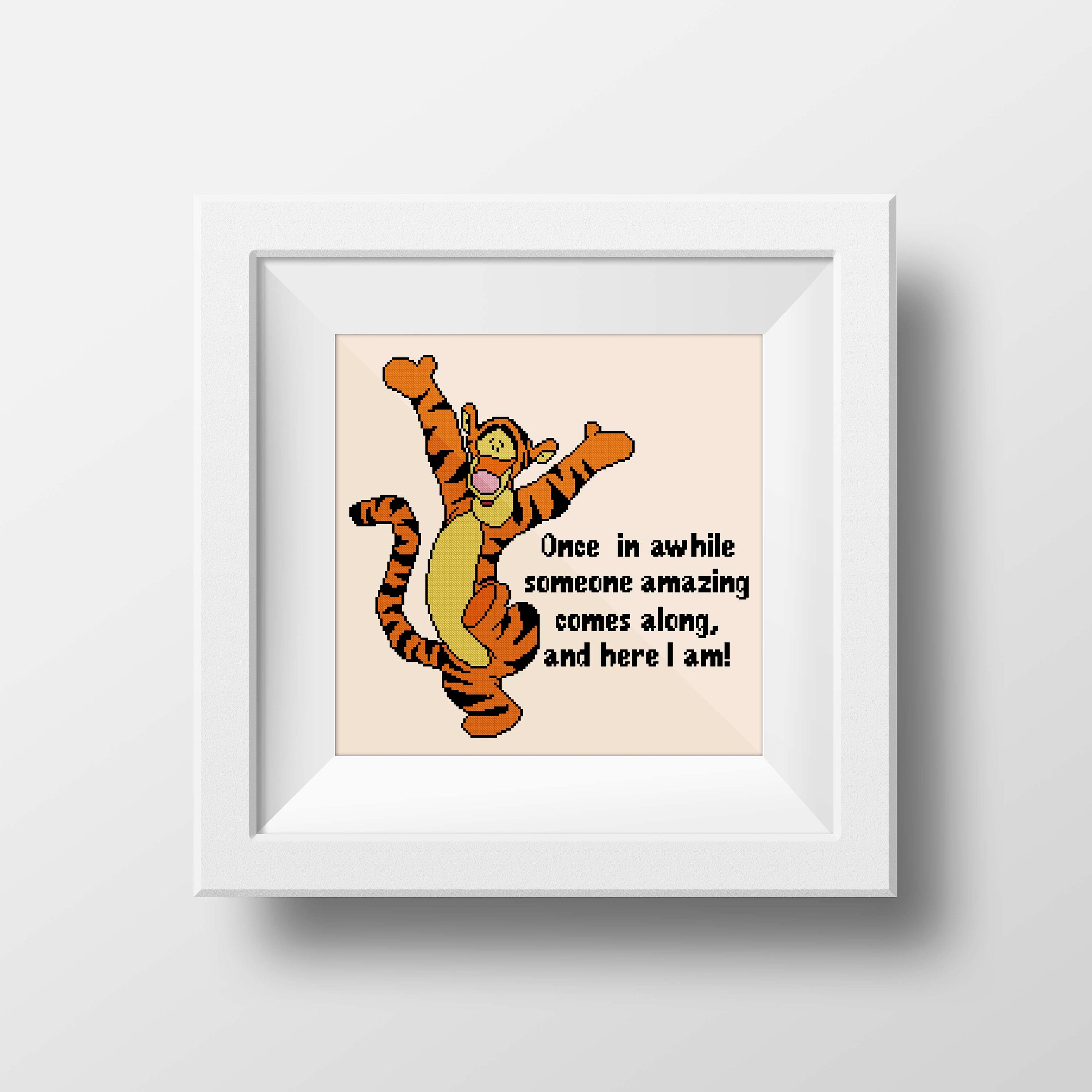 Tigger Quote Once In Awhile Someone Amazing | Etsy